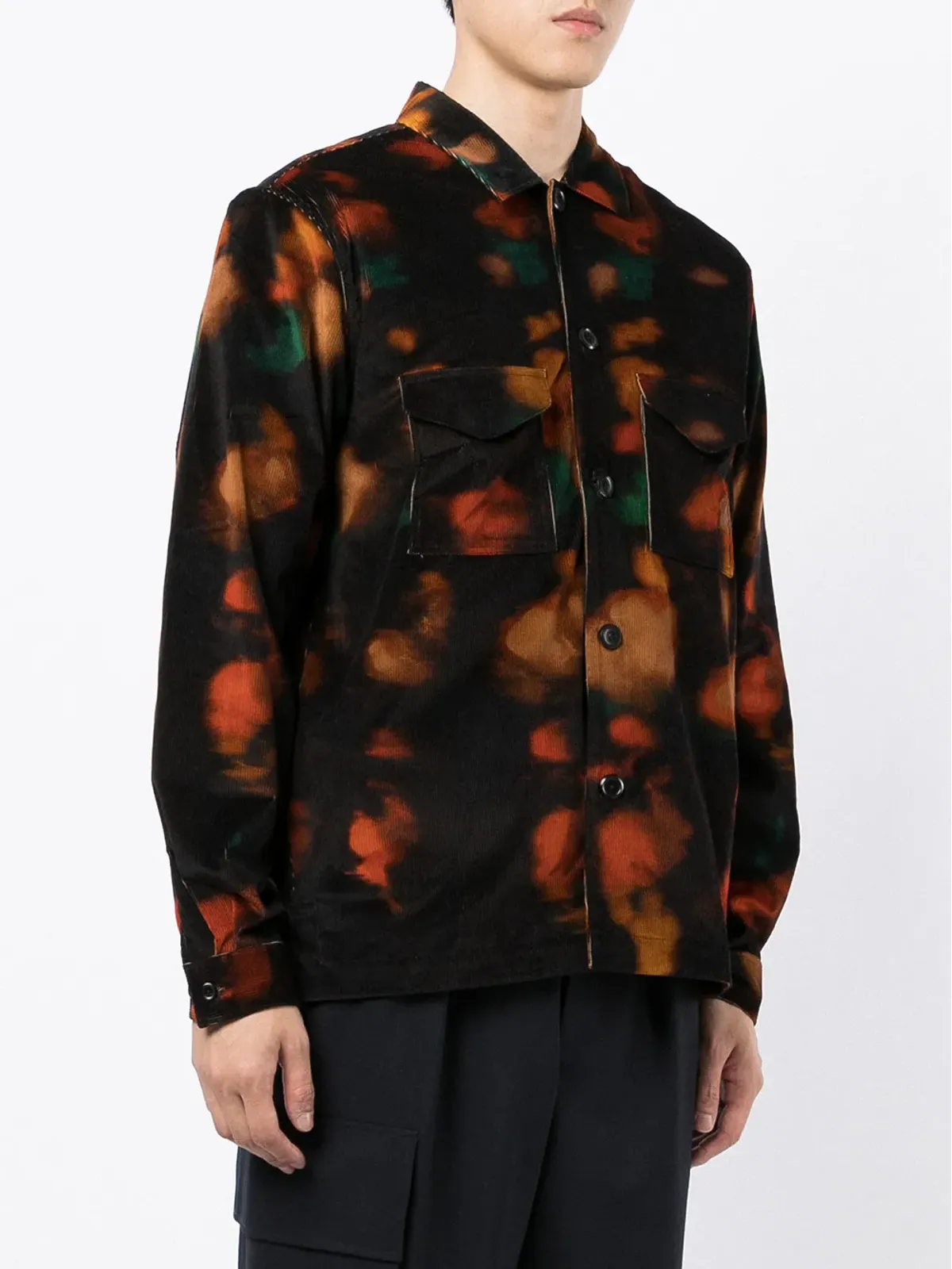 Paul Smith タイダイプリント コーデュロイ シャツ - 画像3