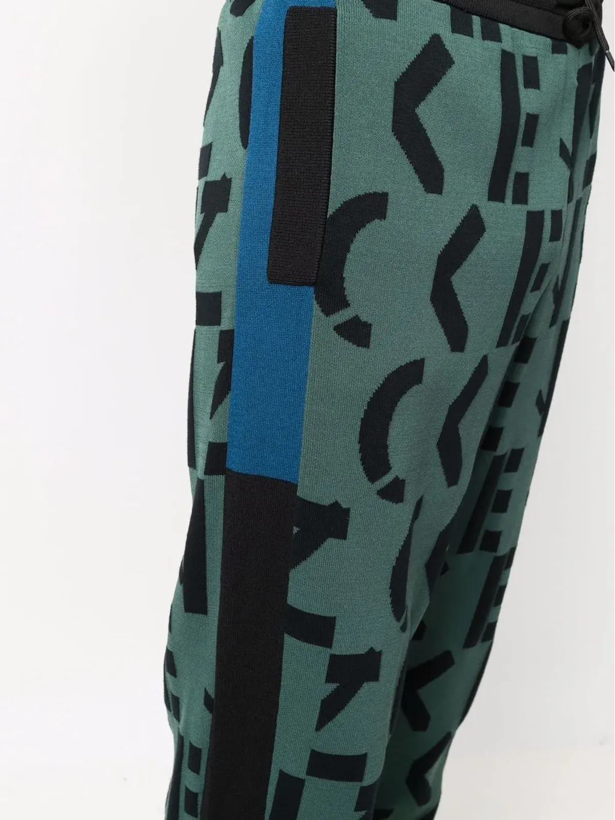 Kenzo ロゴニット・ストレートレッグ・ジョガー - グリーン - 画像5