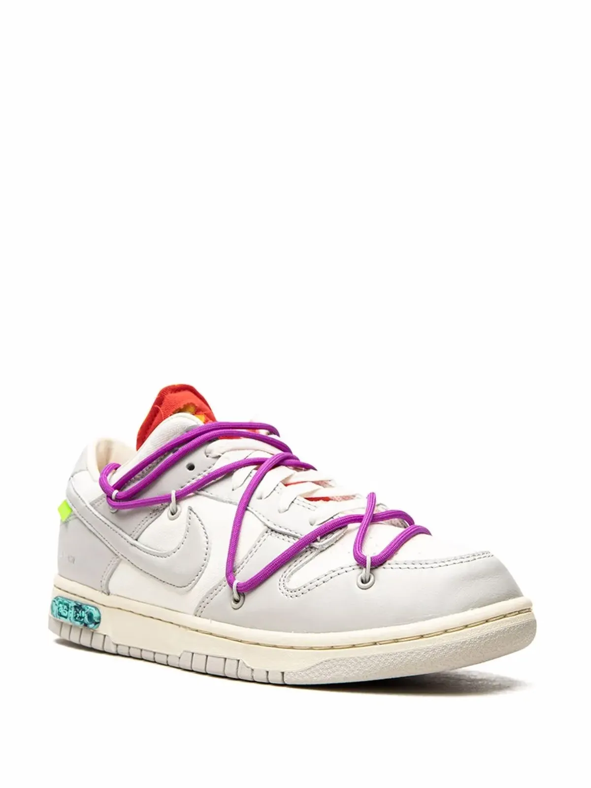 Nike X Off-White Dunk Low Lot 45 スニーカー - 画像2
