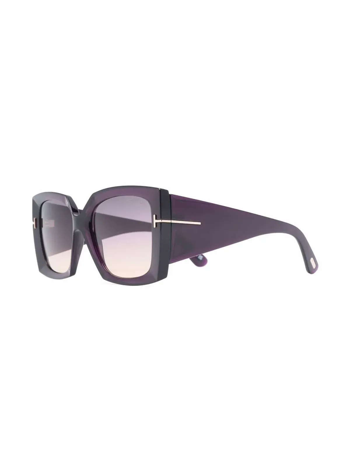 TOM FORD Eyewear ティント付きオーバサイズフレーム サングラス - 画像2