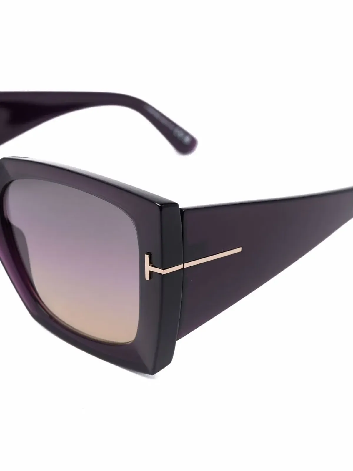TOM FORD Eyewear ティント付きオーバサイズフレーム サングラス - 画像3