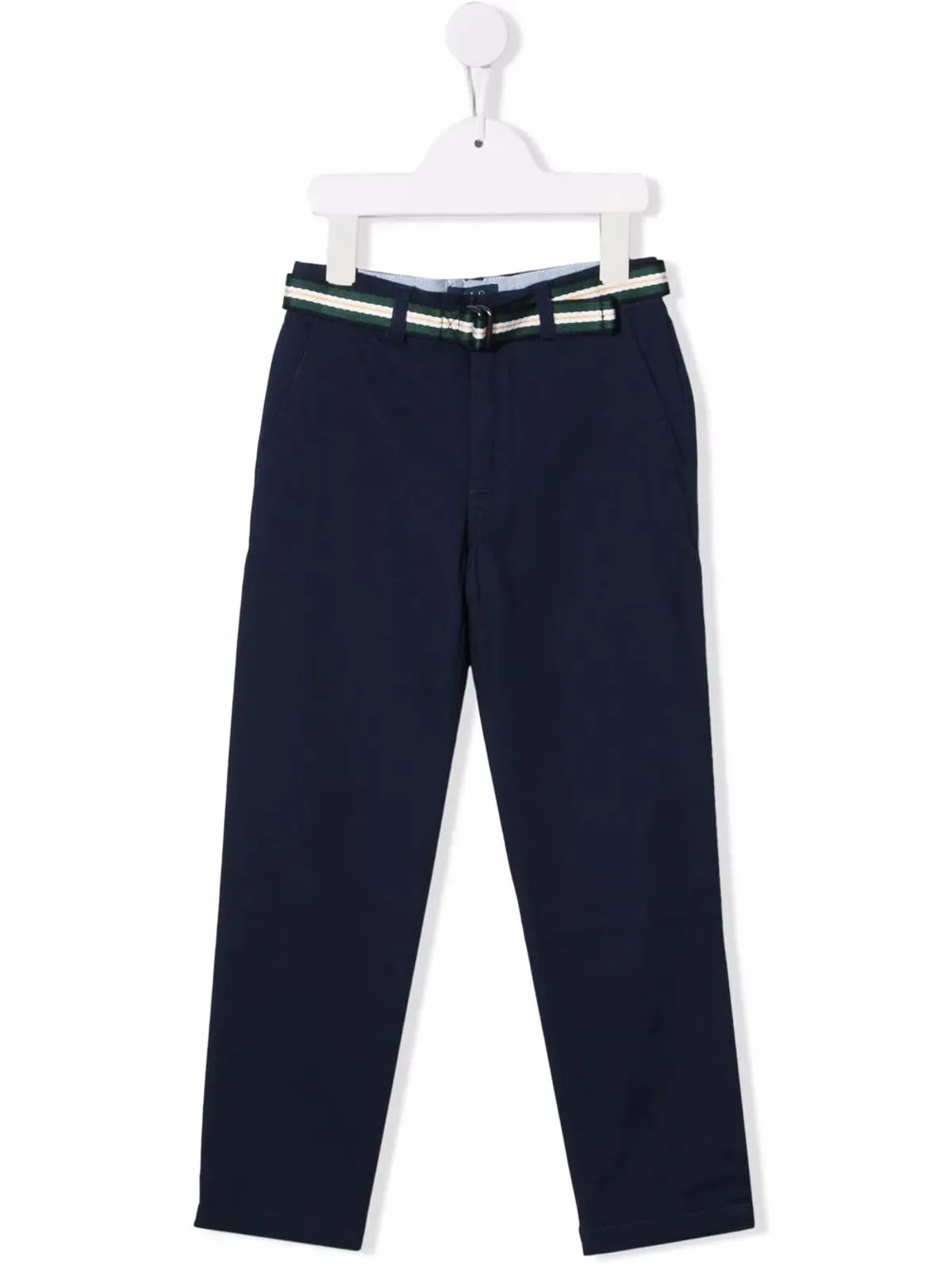 POLO RALPH LAUREN KIDS ベルト付きストレートレッグ チノパンツ - ブルー - 画像1