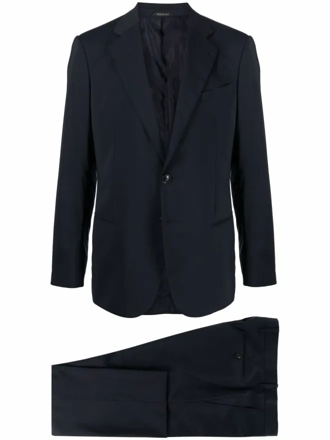 Giorgio Armani Giorgio Armani シングルブレスト テーラードスーツ - ブルーの商品画像