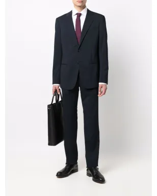 Giorgio Armani シングルブレスト テーラードスーツ - ブルー - サムネイル2