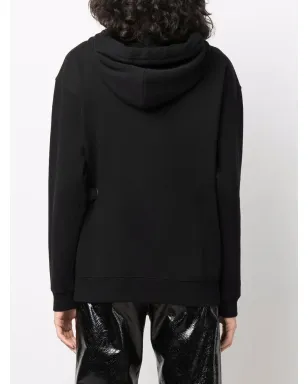 Givenchy スカーフディテール コットンフーディー - ブラック - サムネイル4