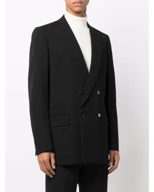 A.N.G.E.L.O. Vintage Cult 1970s ノッチド・ラペル ダブルブレスト ブレザー - ブラック - サムネイル3