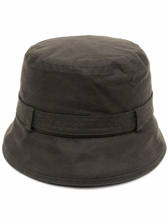 Barbour Barbour バックルディテールのワックス加工 バケットハットの商品画像