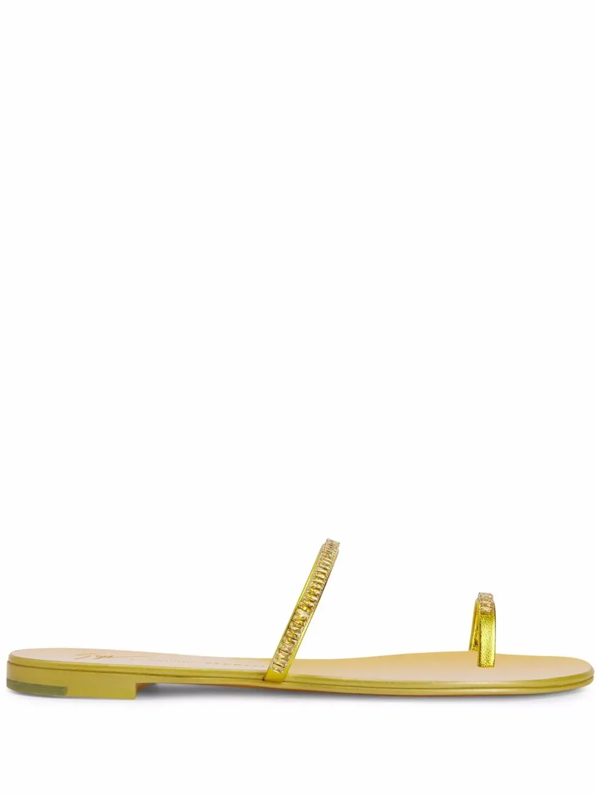 Giuseppe Zanotti カラフルなフラットサンダル - Yellow - 画像1