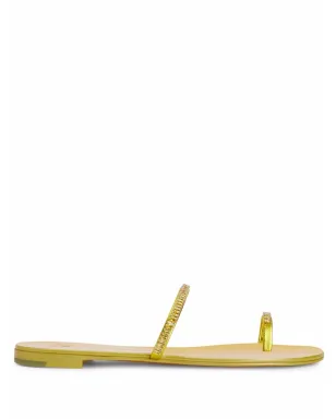Giuseppe Zanotti カラフルなフラットサンダル - Yellow - サムネイル1