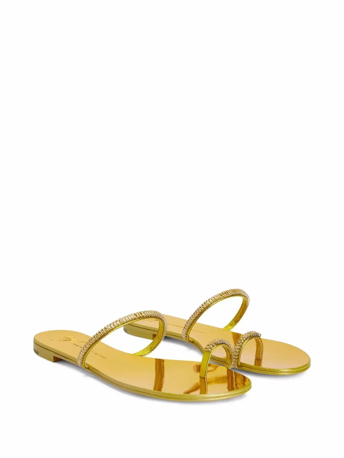 Giuseppe Zanotti カラフルなフラットサンダル - Yellow - 画像2