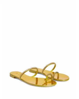 Giuseppe Zanotti カラフルなフラットサンダル - Yellow - サムネイル2