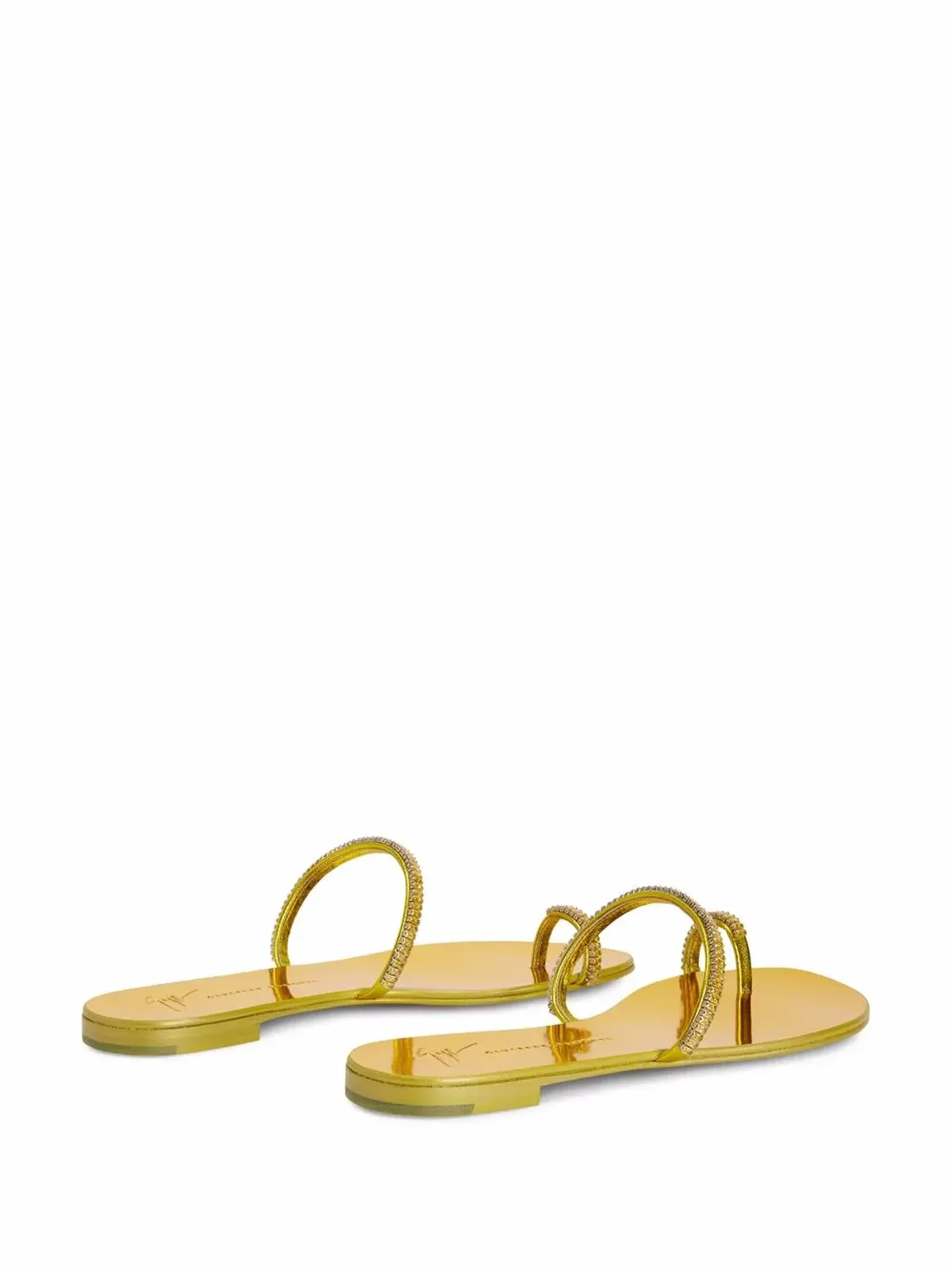 Giuseppe Zanotti カラフルなフラットサンダル - Yellow - 画像3