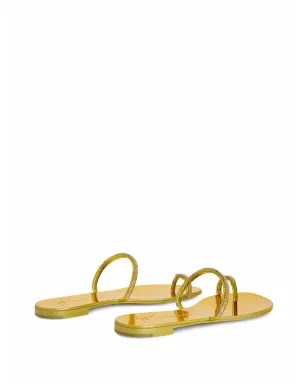 Giuseppe Zanotti カラフルなフラットサンダル - Yellow - サムネイル3
