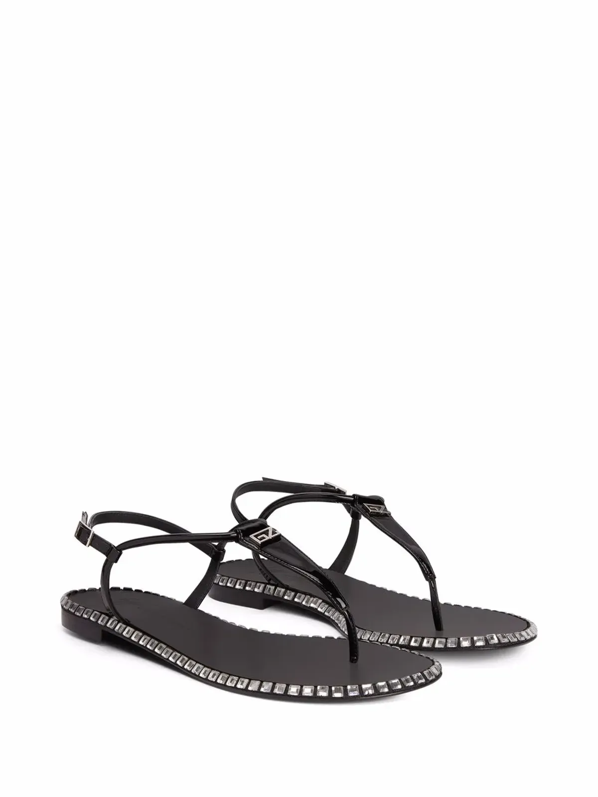 Giuseppe Zanotti ベラトリクス スタッズサンダル - ブラック - 画像2