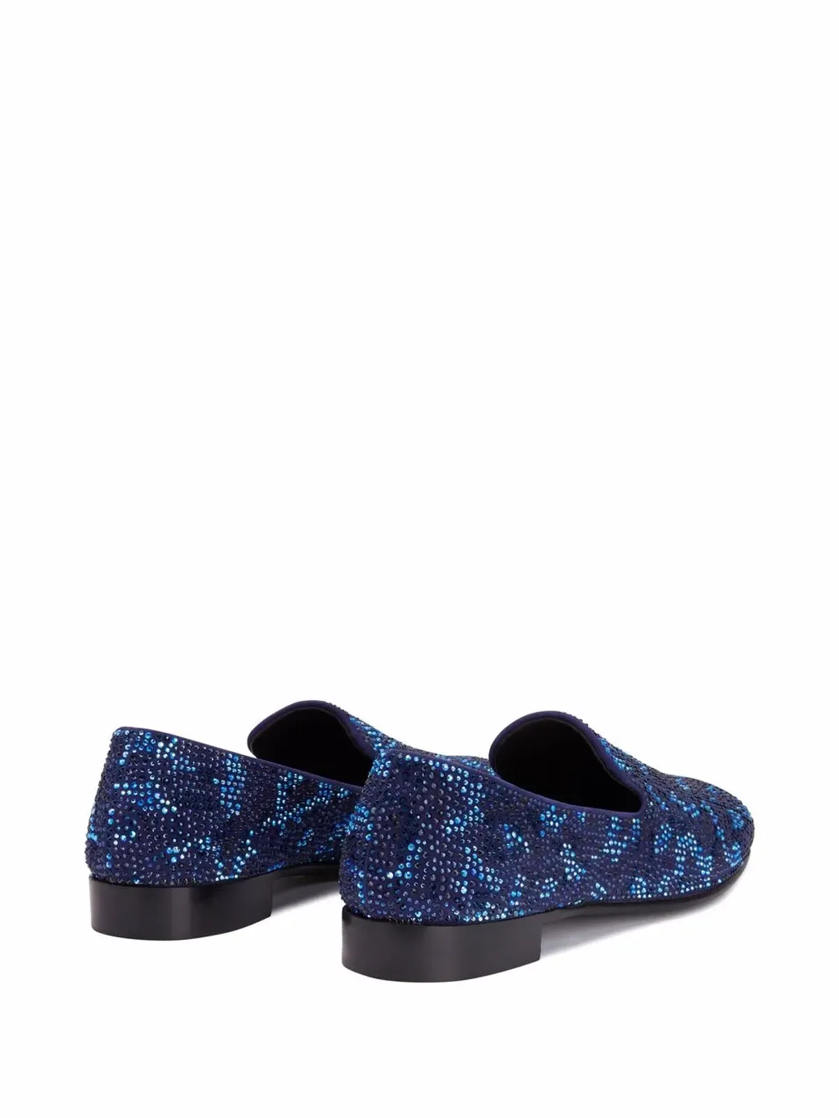 Giuseppe Zanotti ルイス・スタライト ラインストーン ローファー - ブルー - 画像3