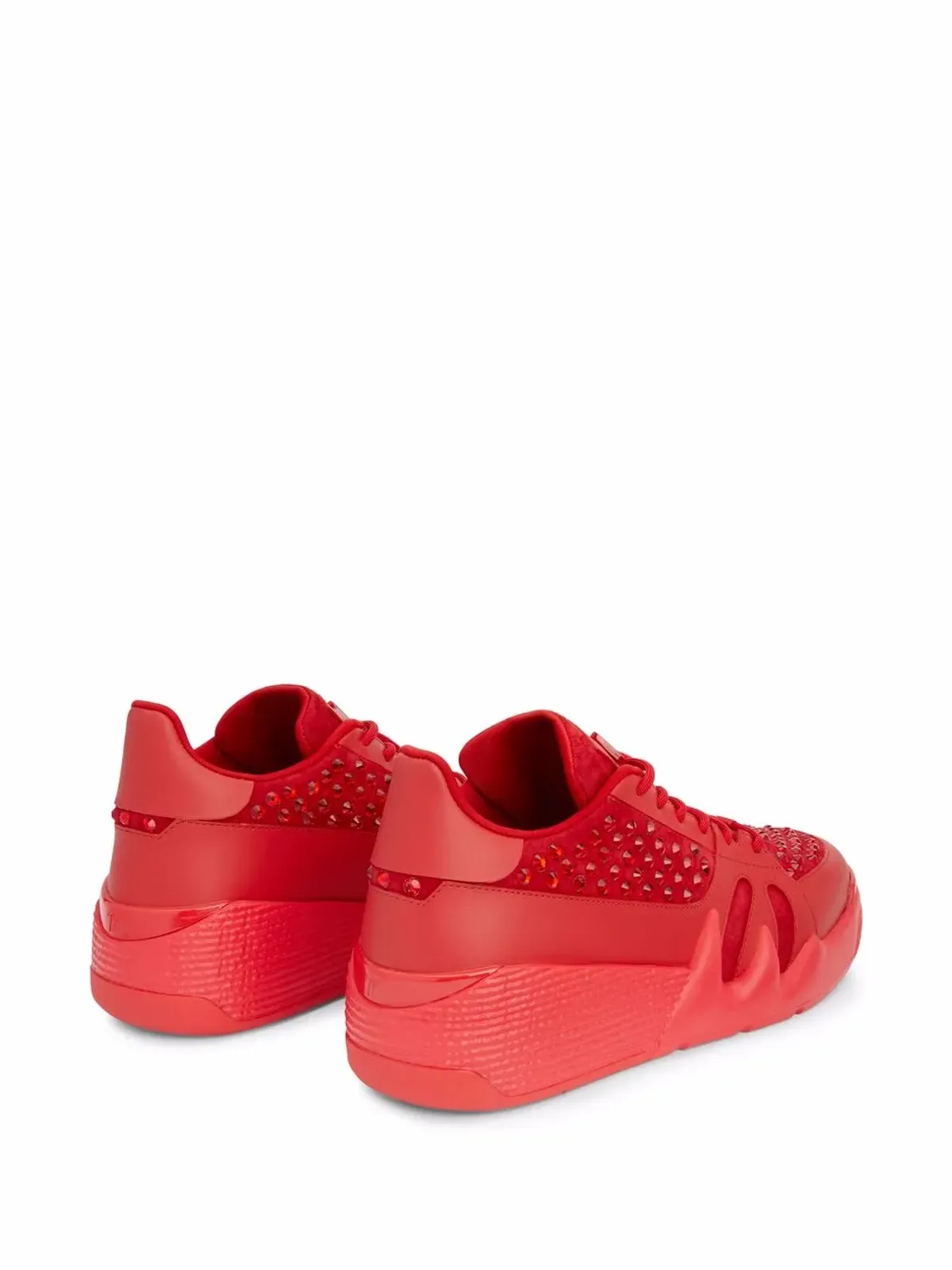 Giuseppe Zanotti タロン クリスタル装飾スニーカー - 画像3