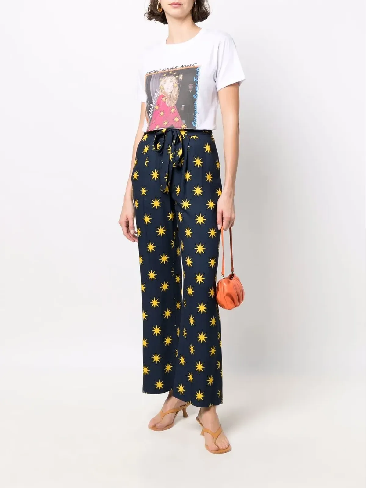 alessandro enriquez フォトプリント Tシャツ - 画像2