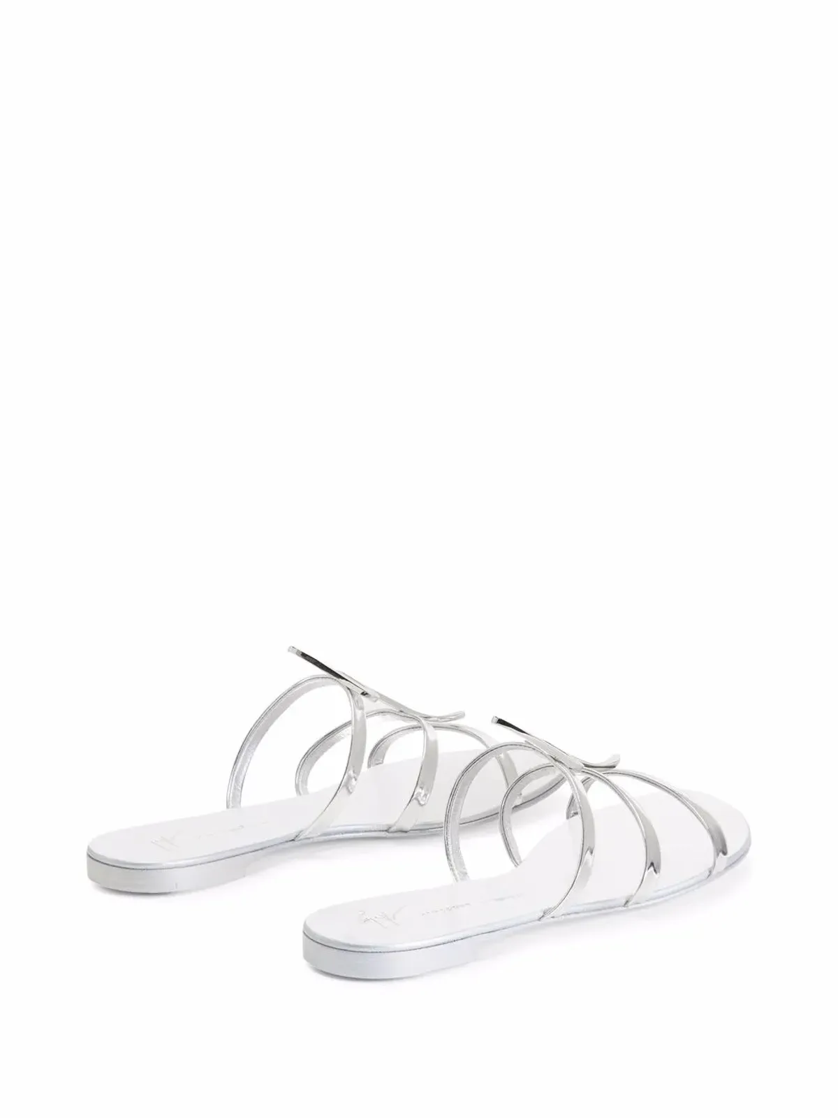 Giuseppe Zanotti Syrma G-strap サンダル - シルバー - 画像3