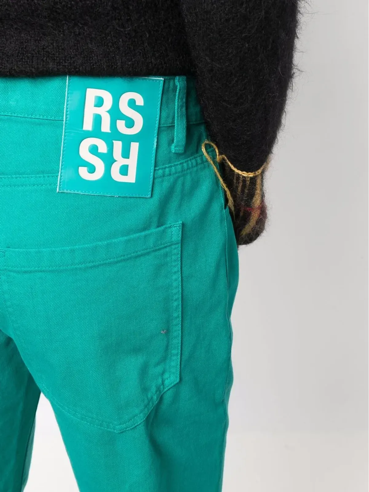 Raf Simons ロゴパッチ ストレートレッグパンツ - 画像5