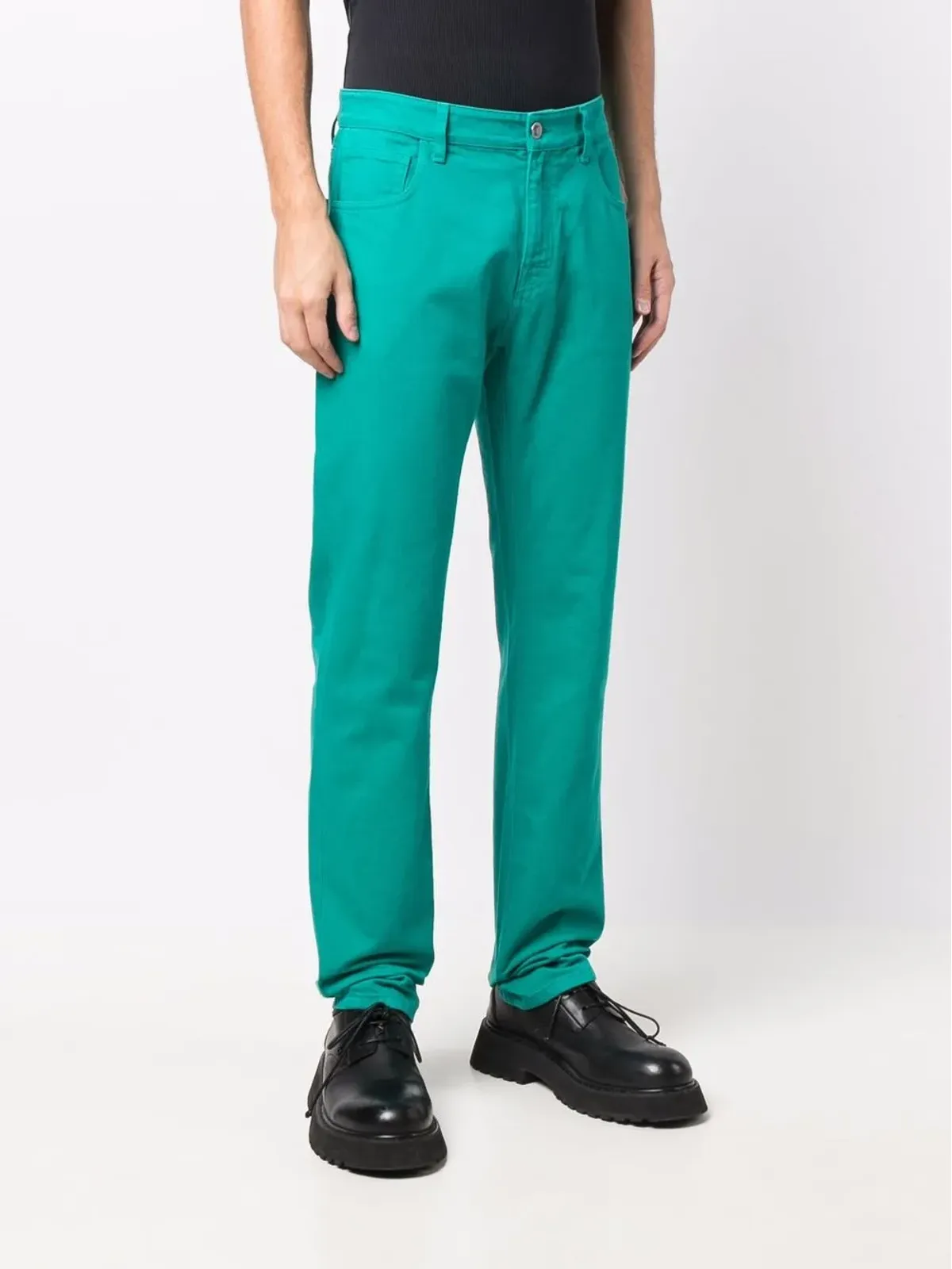 Raf Simons ロゴパッチ ストレートレッグパンツ - 画像3