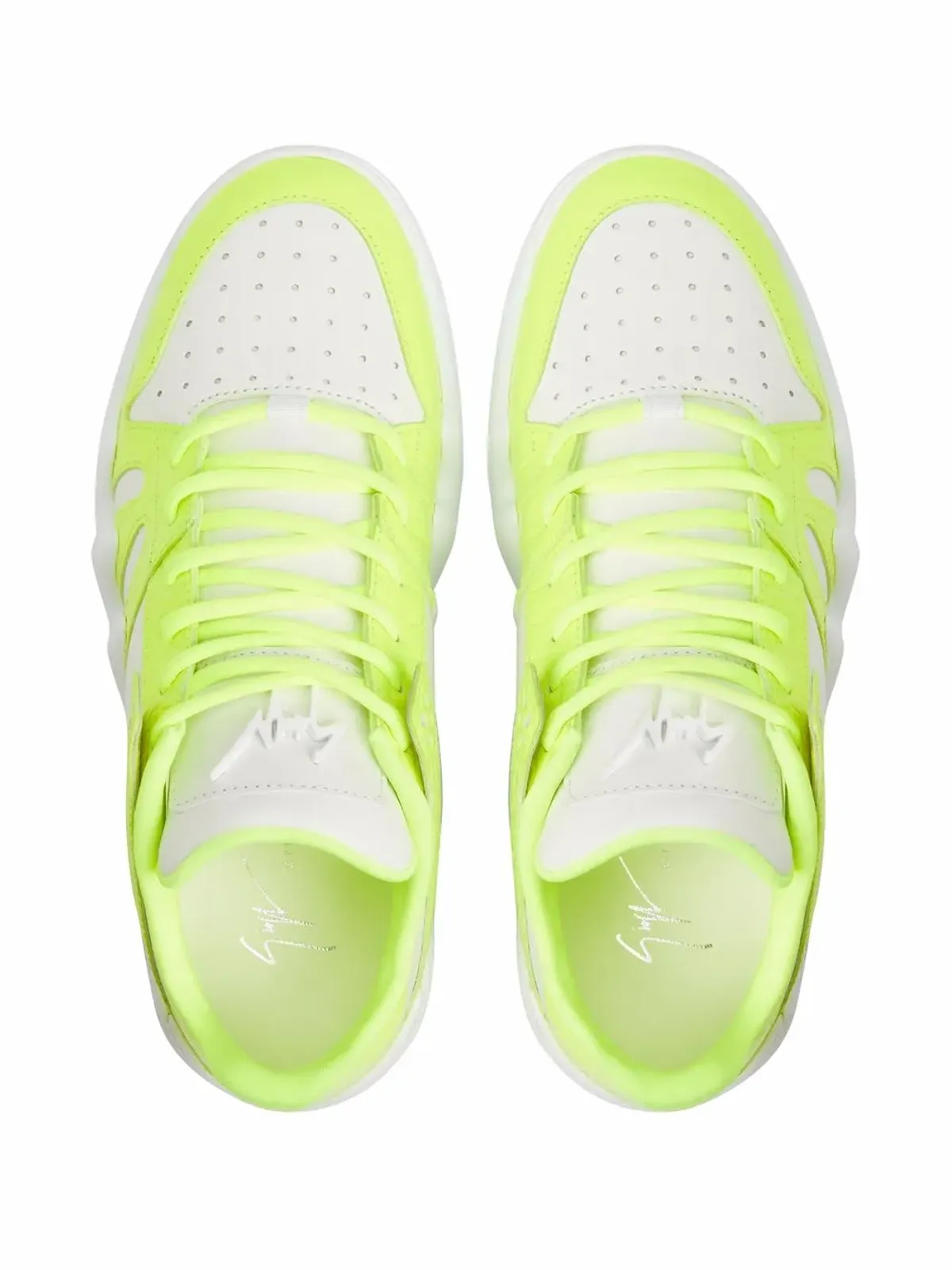 Giuseppe Zanotti タロン ロー・トップ レザー スニーカー - 画像4