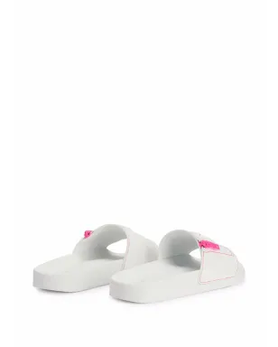 Giuseppe Zanotti Brett ロゴ ジップサンダル - White - サムネイル3