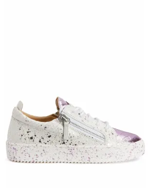 Giuseppe Zanotti Gail シルバースニーカー - サムネイル1