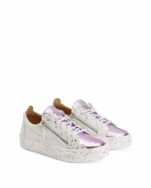Giuseppe Zanotti Gail シルバースニーカー - サムネイル2