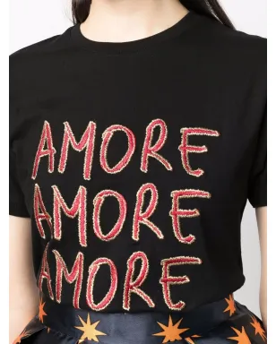 alessandro enriquez Amore 刺繍ロゴ Tシャツ - サムネイル5