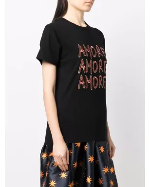 alessandro enriquez Amore 刺繍ロゴ Tシャツ - サムネイル3