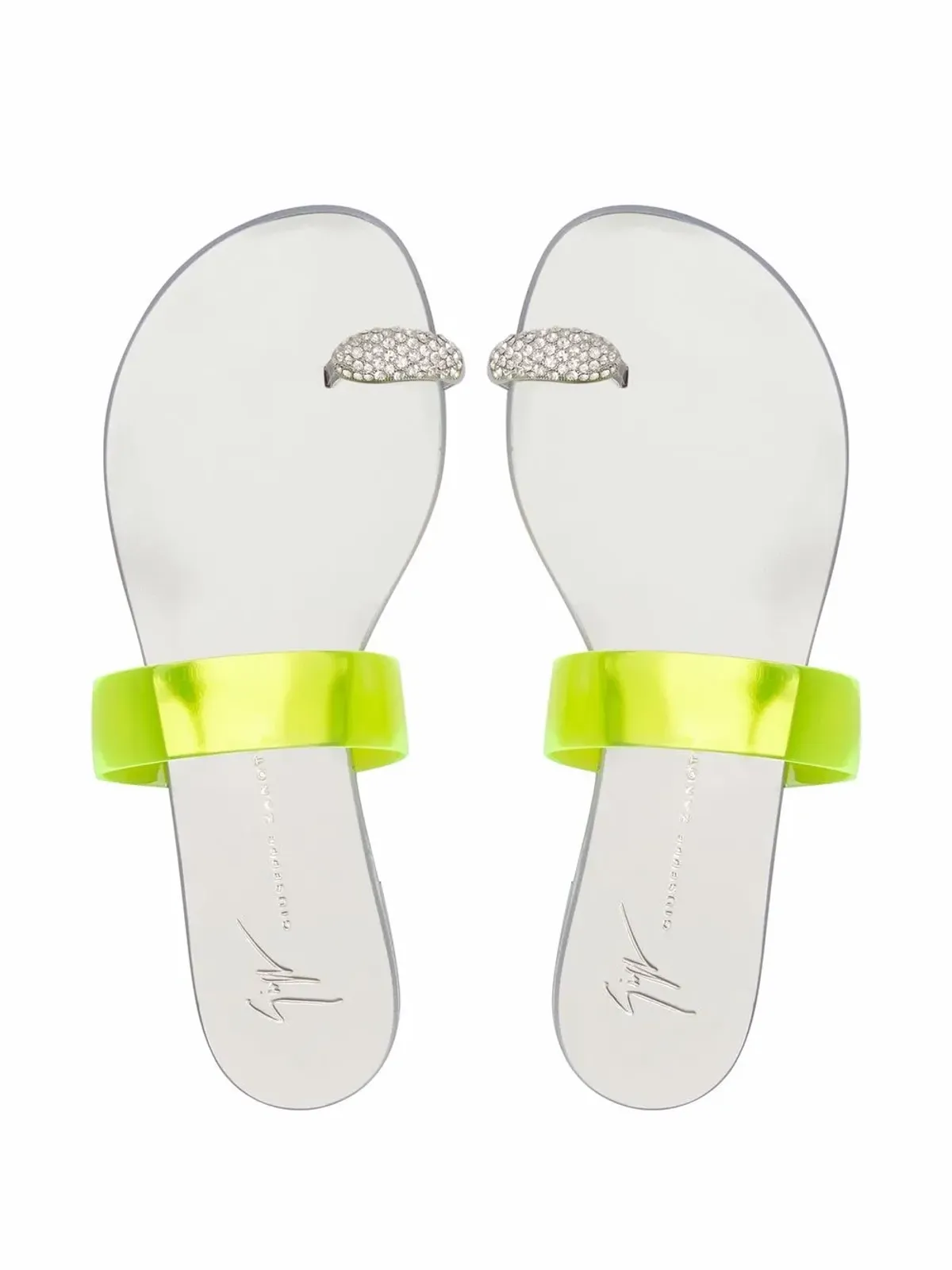 Giuseppe Zanotti リング Plexi サンダル - 画像4