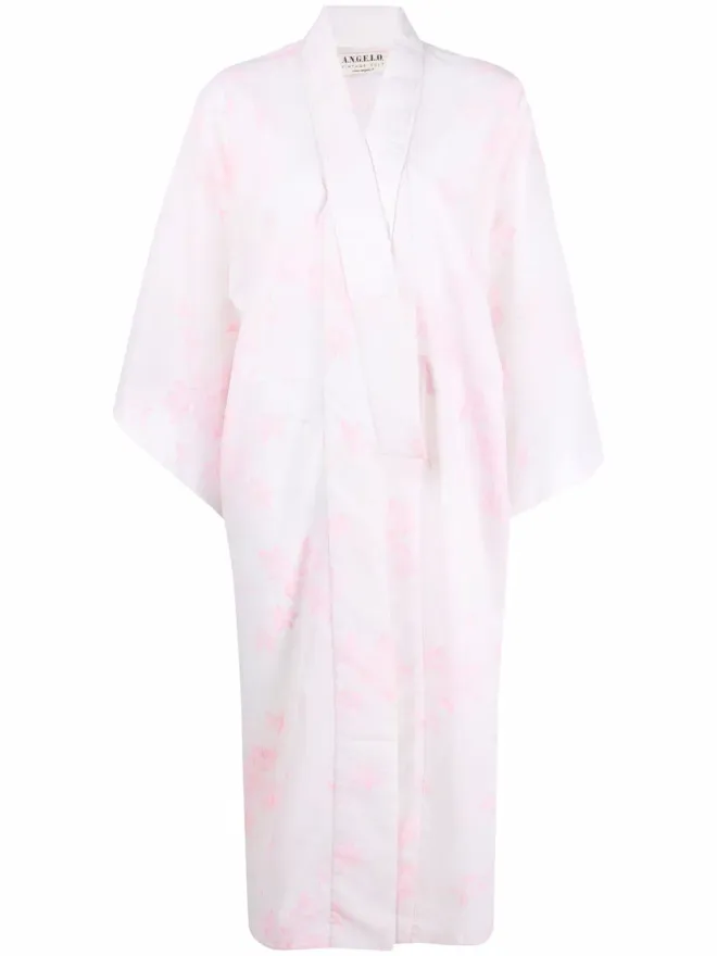 A.N.G.E.L.O. Vintage Cult A.N.G.E.L.O. Vintage Cult 1980s 花柄プリント スクエアスリーブ コート - Whiteの商品画像