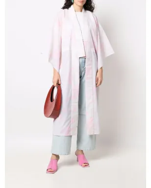 A.N.G.E.L.O. Vintage Cult 1980s 花柄プリント スクエアスリーブ コート - White - サムネイル2