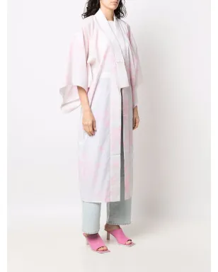 A.N.G.E.L.O. Vintage Cult 1980s 花柄プリント スクエアスリーブ コート - White - サムネイル3