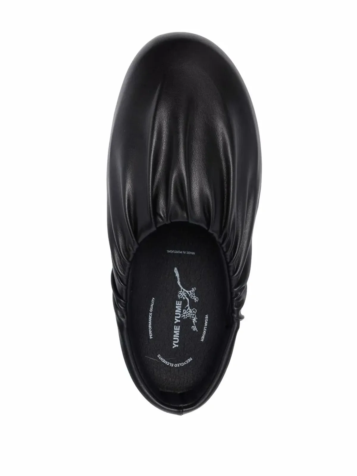 YUME YUME Camp Shoe ruched mules - Black - 画像4