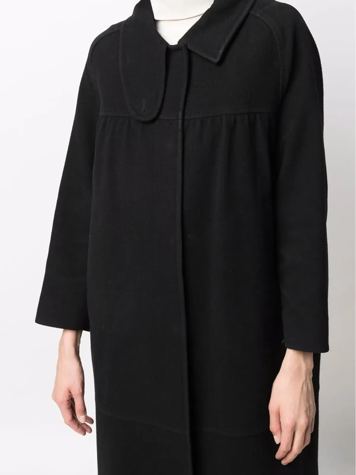 Dries Van Noten ビンテージ 1990年代 シングルブレストコート ブラック - 画像5