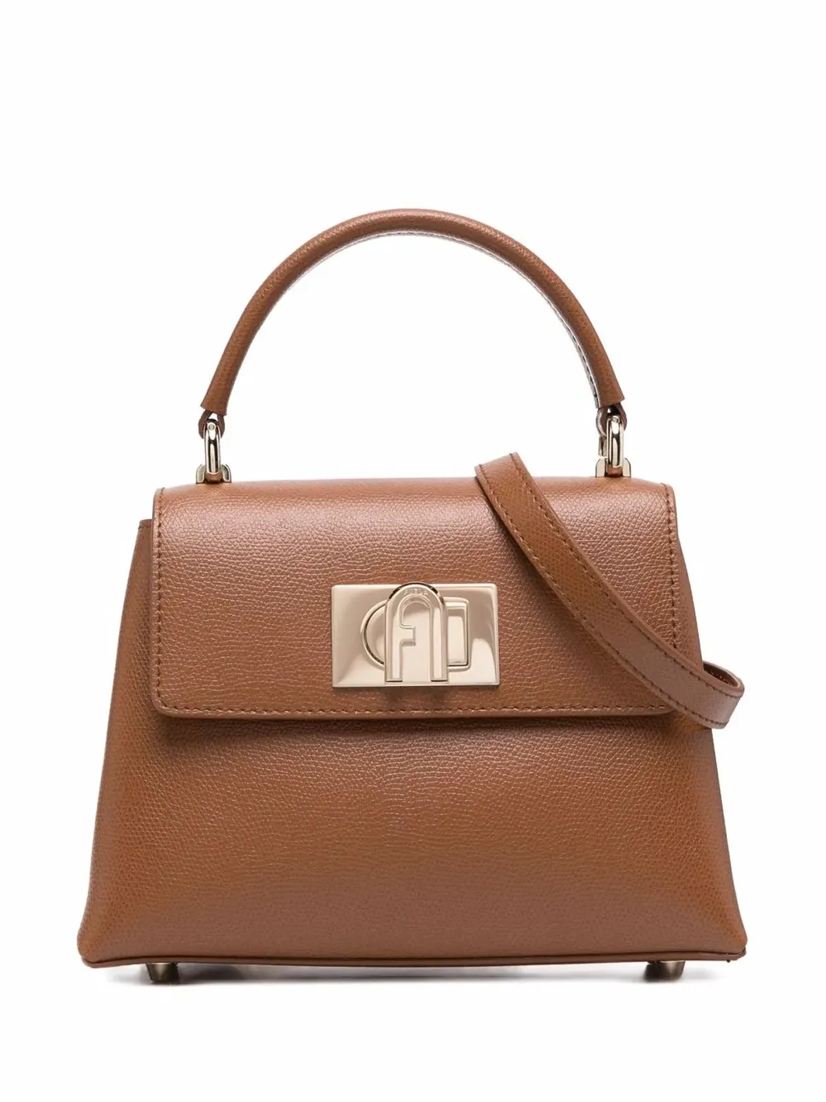 Furla 1927 レザー トートバッグ - ブラウン - 画像1
