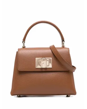 Furla 1927 レザー トートバッグ - ブラウン - サムネイル1