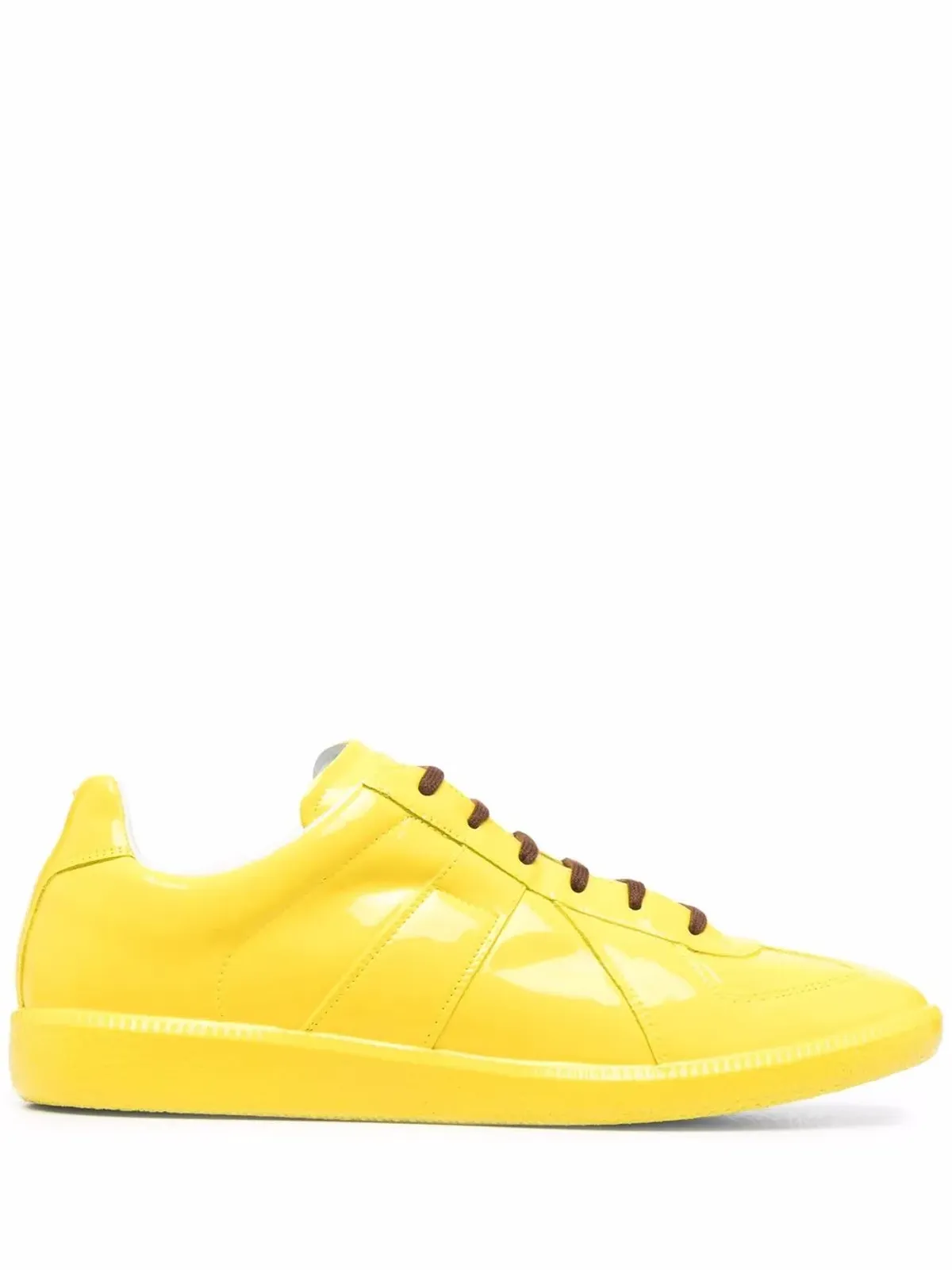Maison Margiela Replica ハイシャインスニーカー - イエロー - 画像1