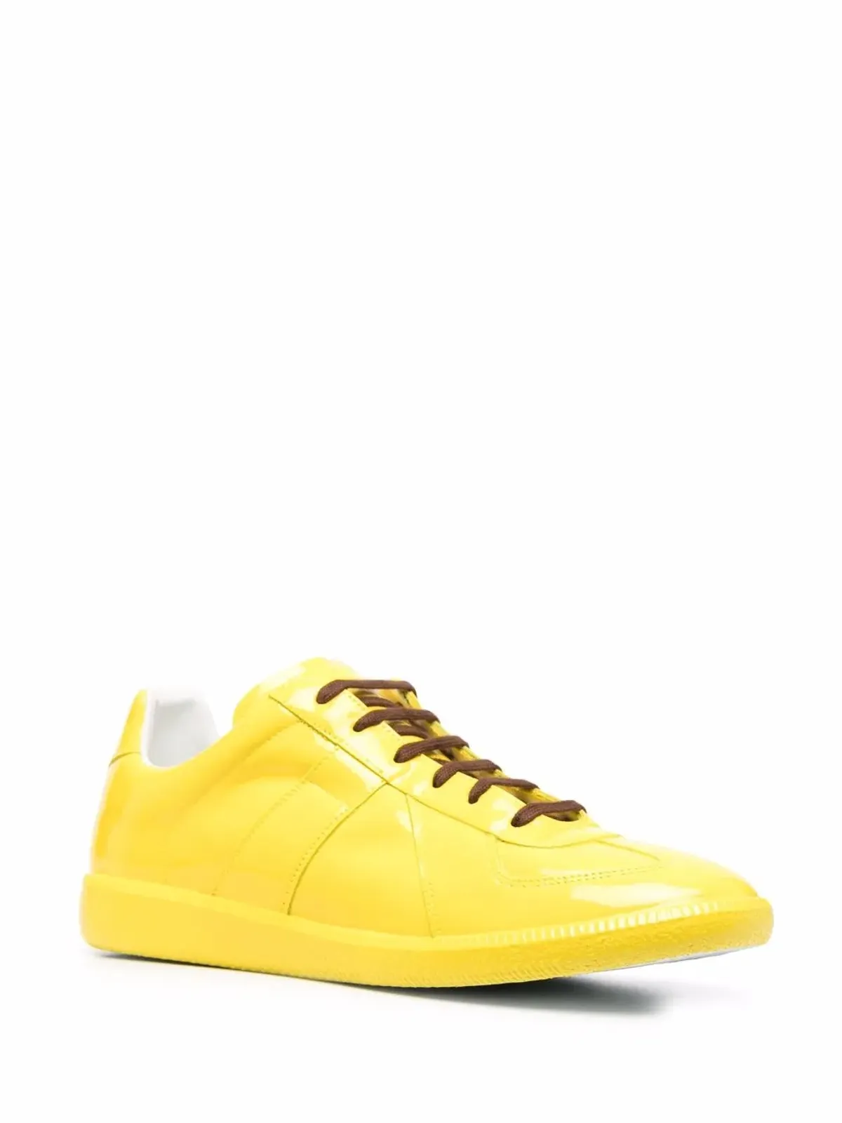 Maison Margiela Replica ハイシャインスニーカー - イエロー - 画像2