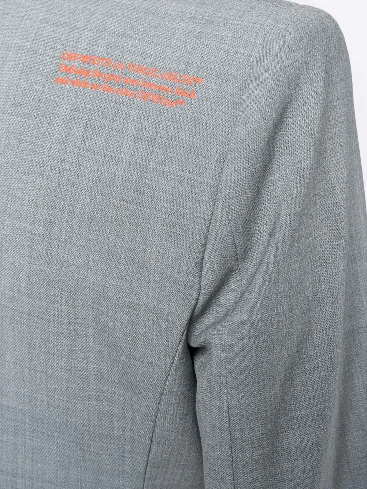 Off-White テーラードブレザー - グレー - 画像5