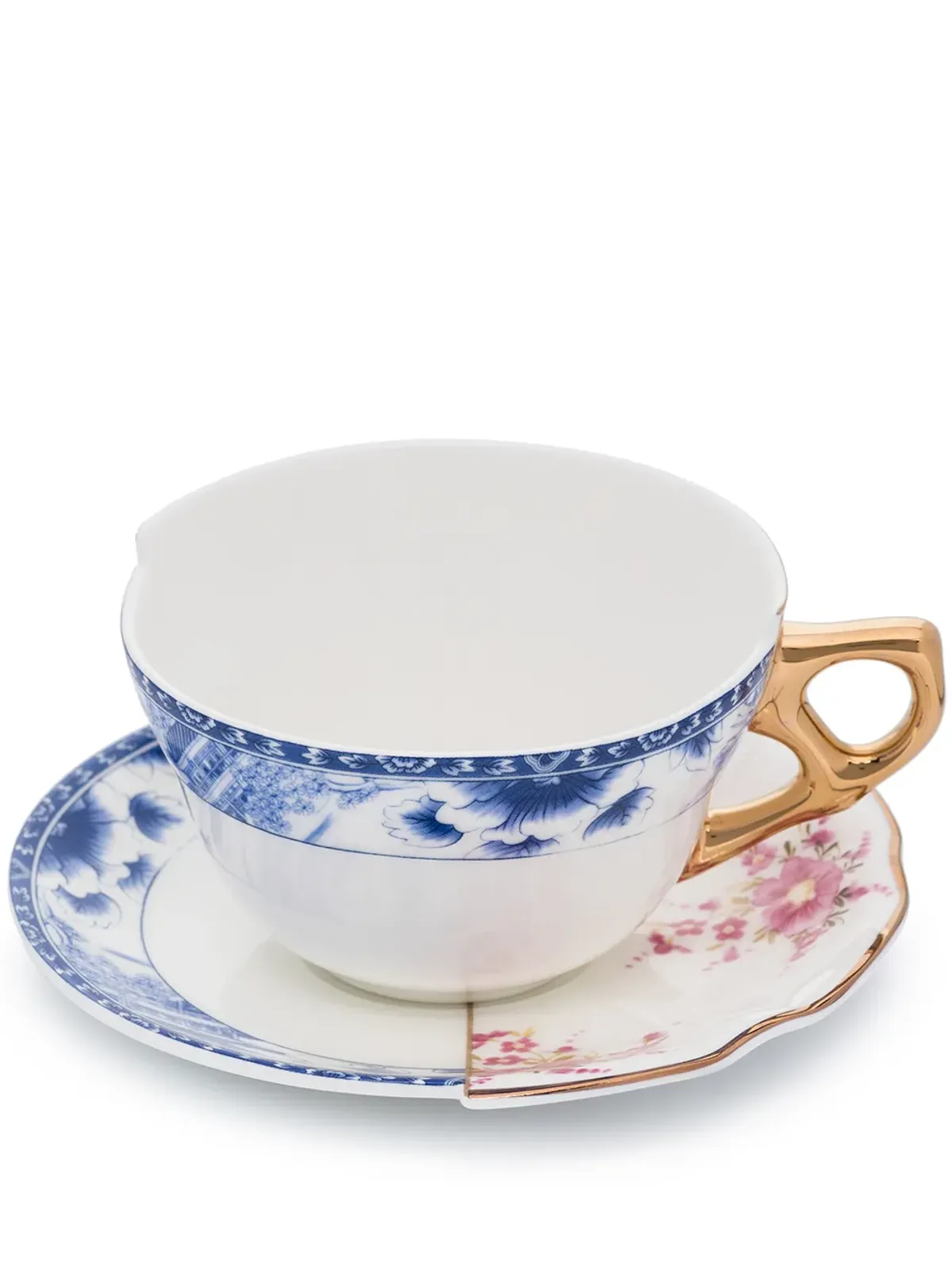 Seletti Zenobia hybrid teacup set - White - 画像1