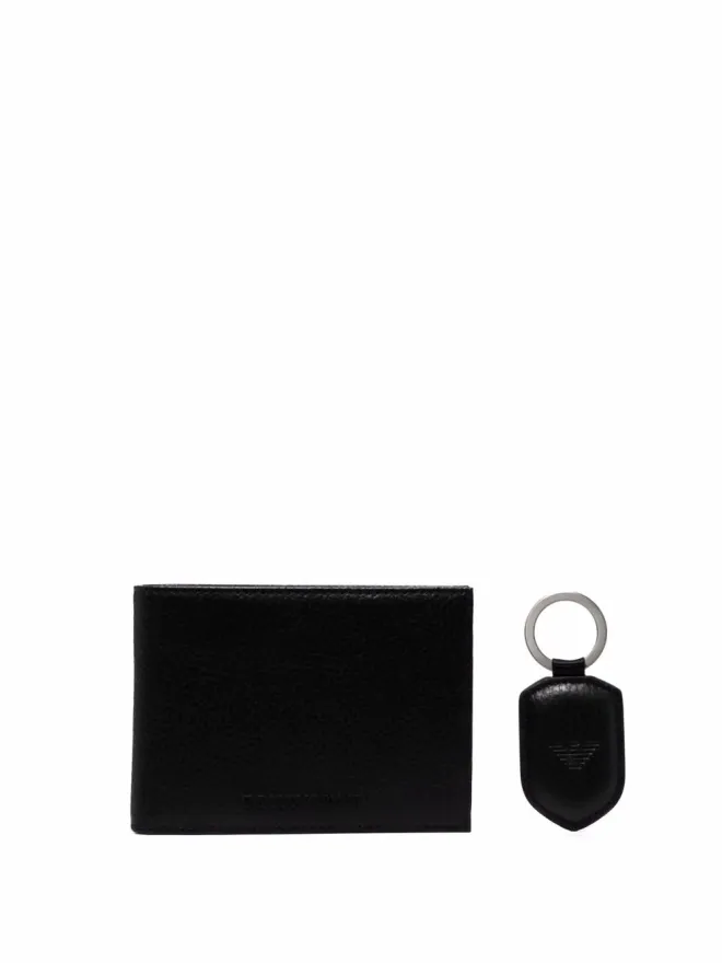 Emporio Armani Emporio Armani 折りたたみレザーウォレットとタグの商品画像