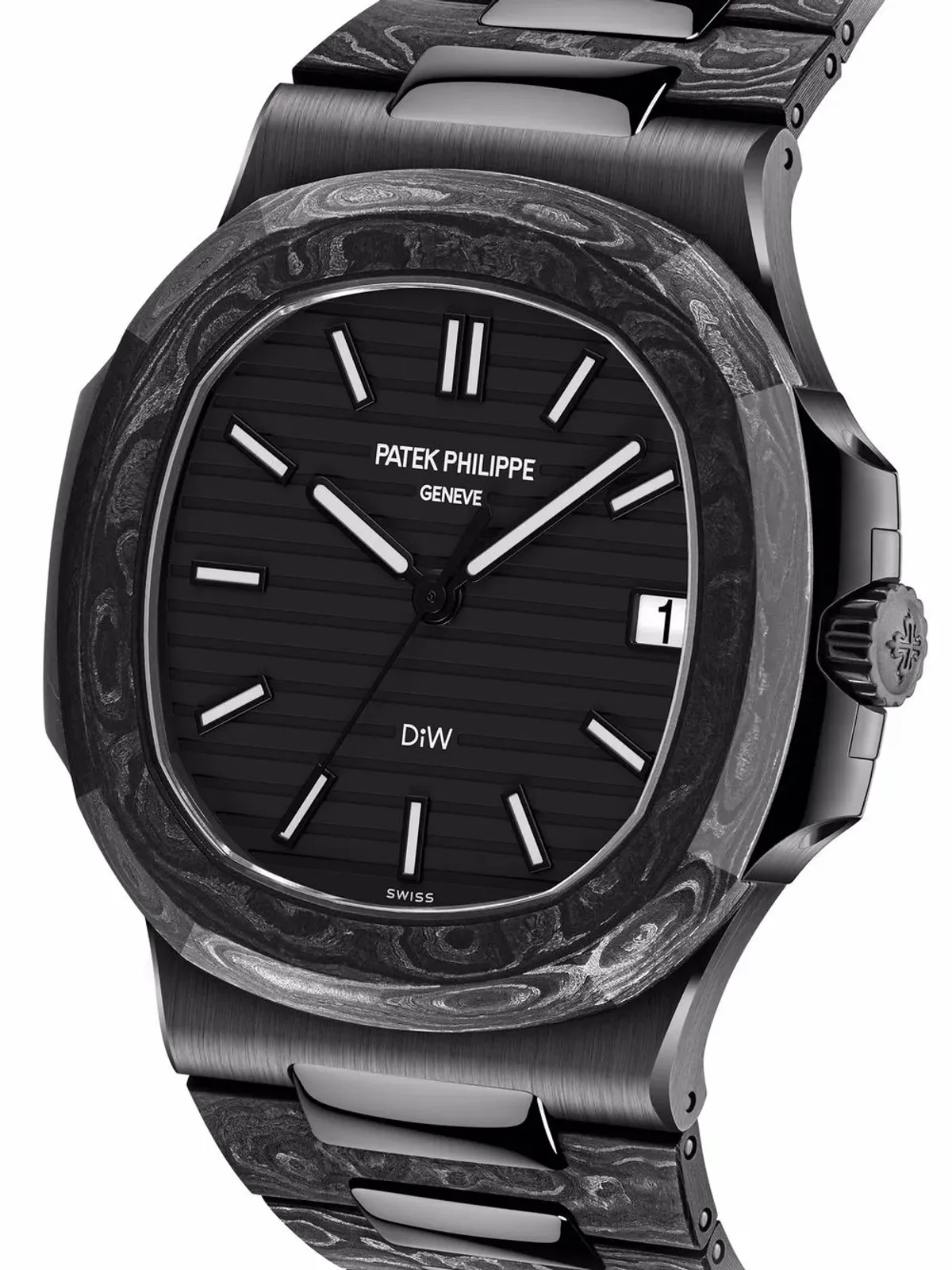 DiW (Designa Individual Watches) ビンテージ Nautilus The Black Grail ウォッチ - 画像4