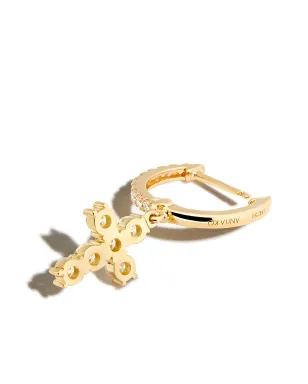 Anita Ko 18kt yellow gold diamond huggie drop earring - サムネイル3