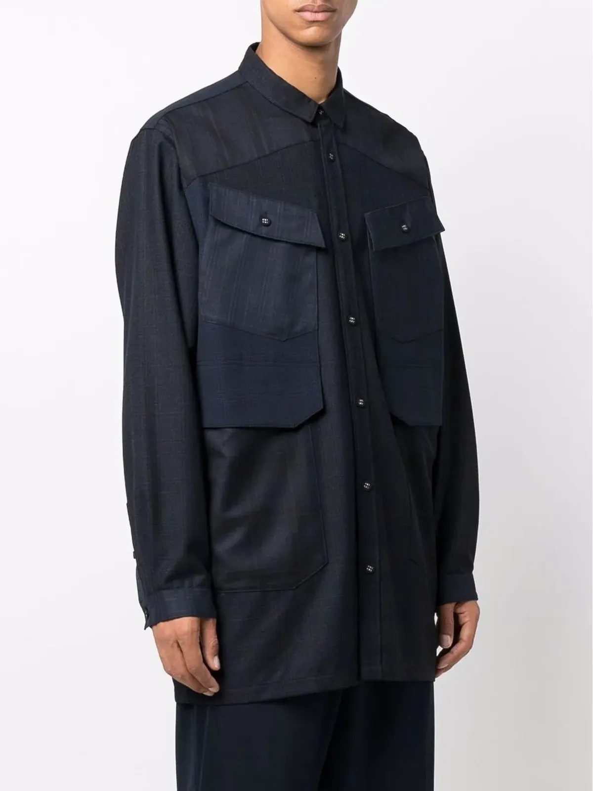 White Mountaineering オーバーサイズシャツジャケット - 画像3