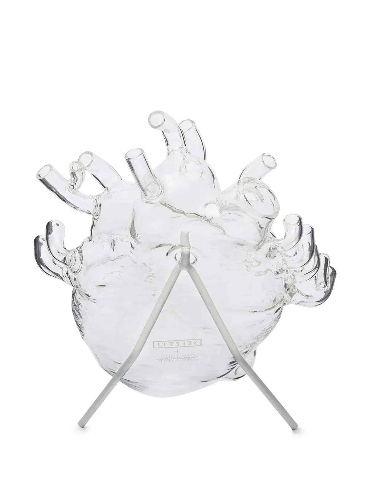 Seletti Love in Bloom heart-shaped vase - White - 画像3