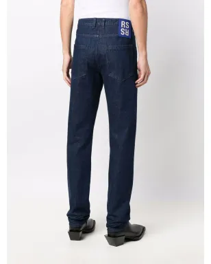Raf Simons ロゴパッチ ブーツカットジーンズ - サムネイル4