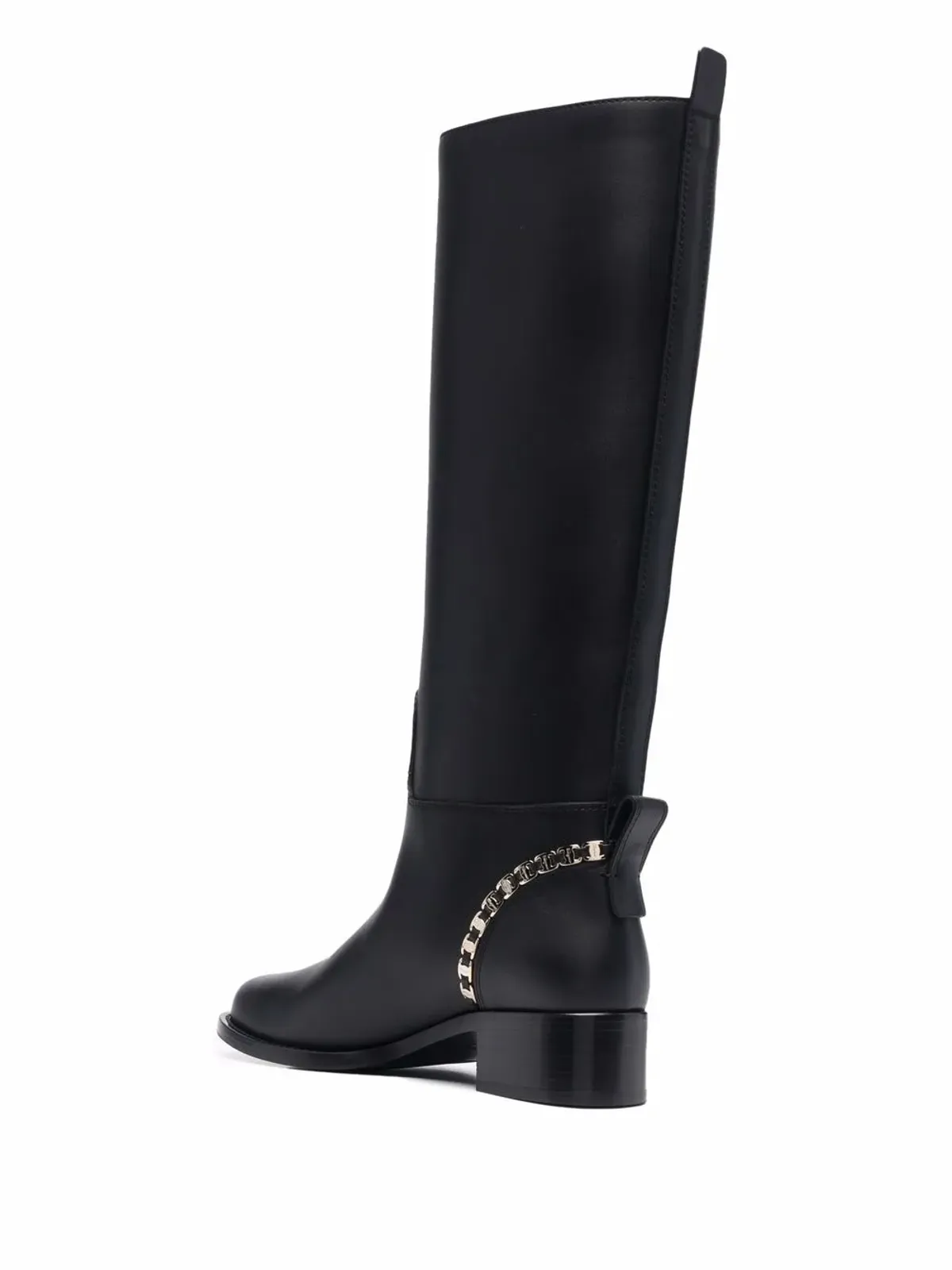 Ferragamo ヴァラチェーン ニー・ハイ ブーツ - 画像3