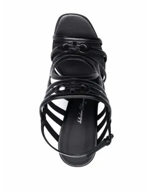 Ferragamo フロレンツァ ミラードヒール サンダル - ブラック - サムネイル4
